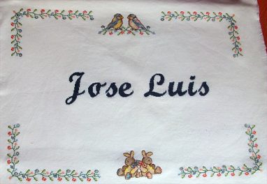 Cuadro con el nombre de José Luis está a la venta